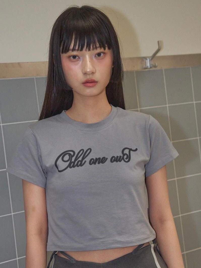 【ODDONEOUT】TWO TONE LOGO T-SHIRTS