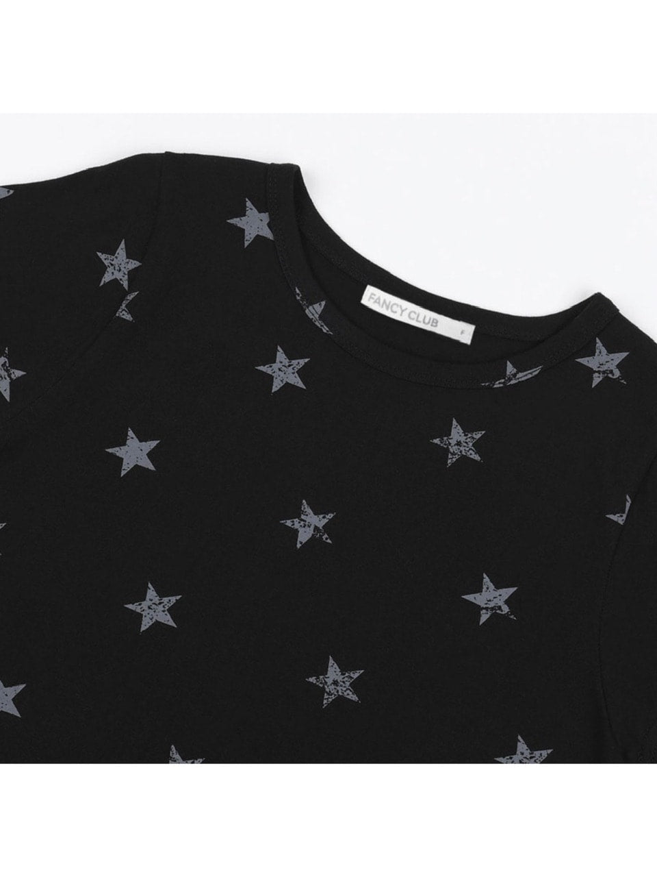 【FANCY CLUB】Lace Star Layered Tee / 【ファンシークラブ】レーススターレイヤード半袖Tシャツ