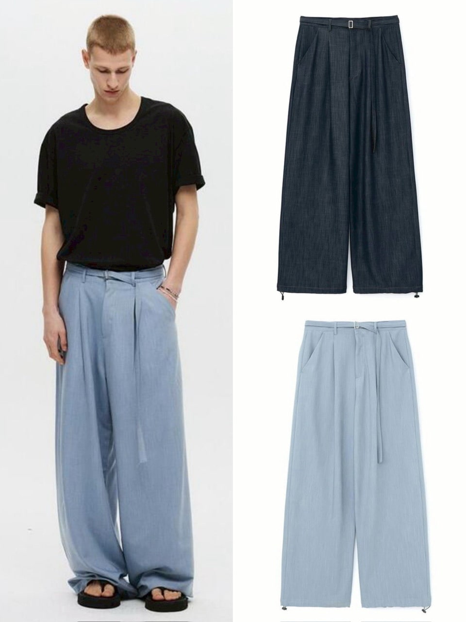 【DNSR】Belted Drape Slacks