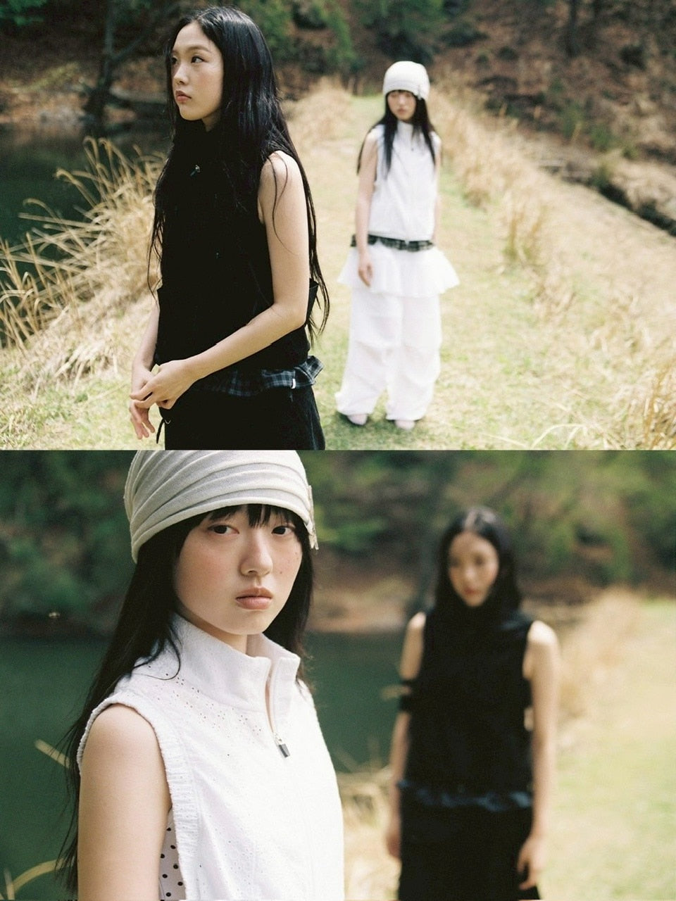 【TUOMIO】EYELET FRILL VEST / 【トゥオミオ】アイレットフリルベスト