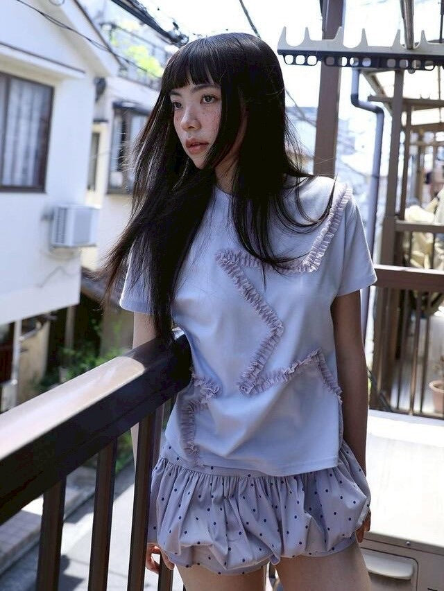 【Uglyshadow】STAR BASIC T-SHIRT / 【アグリーシャドウ】スターベーシック半袖Tシャツ