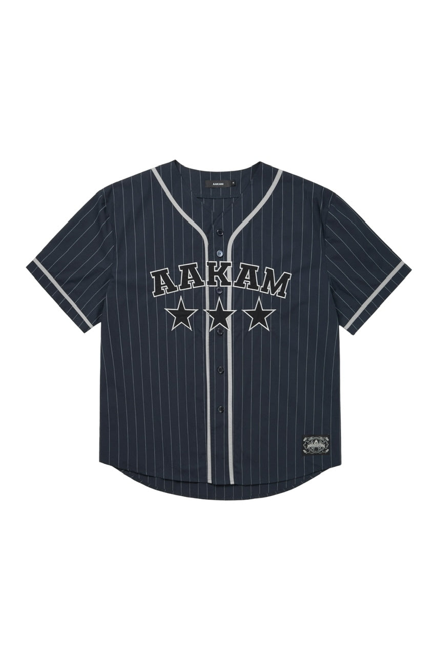 【AAKAM】Cotton Baseball Jersey