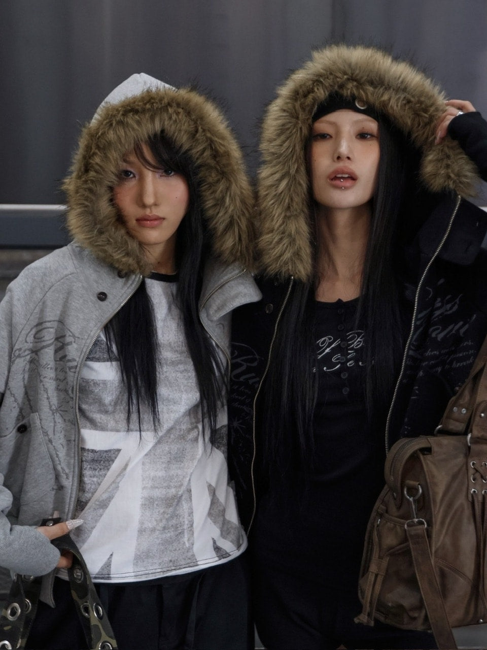 【FANCY CLUB】RUTHLESS FUR HOODED ZIP-UP / 【ファンシークラブ】ルースレスファージップアップパーカー