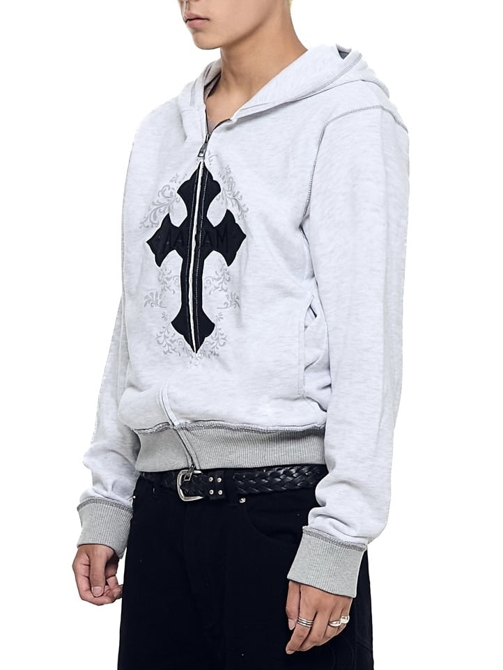 12/21再入荷【AAKAM】AKM CROS2 Zip-Up Hoodie
