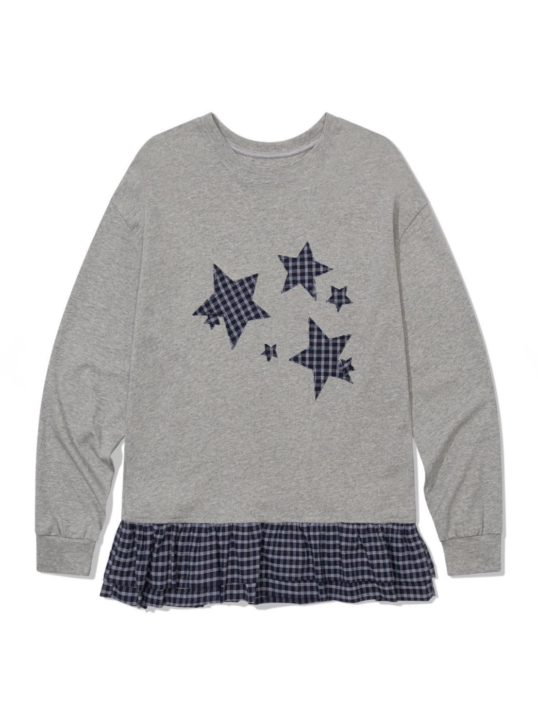 12/21 20:00 再販【Uglyshadow】STAR FRILL LONGSLEEVED T-SHIRT