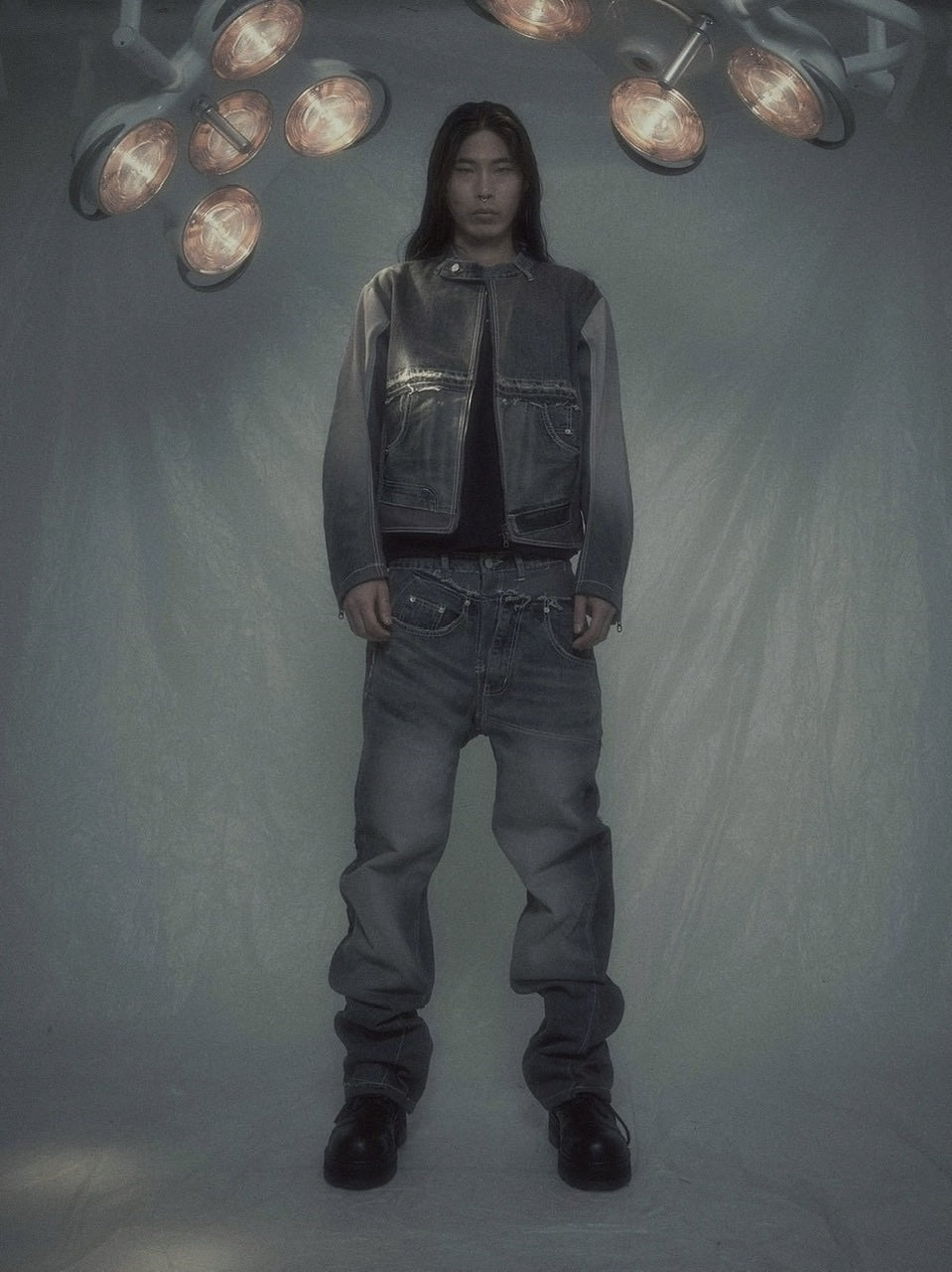 【SURGERY】surgery denim biker jacket / 【サージェリー】サージェリー デニム バイカー ジャケット