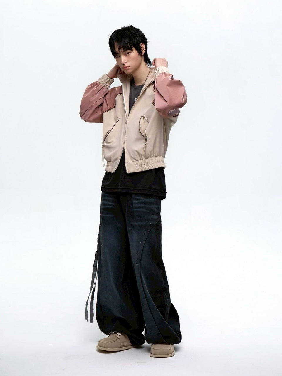 【RSSC】CURVED INCISION BALLOON DENIM PANTS