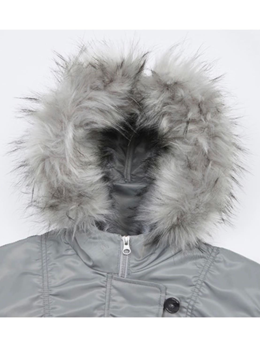 【NOT KNOWING】Fur Trim MA-1 Padded Jumper