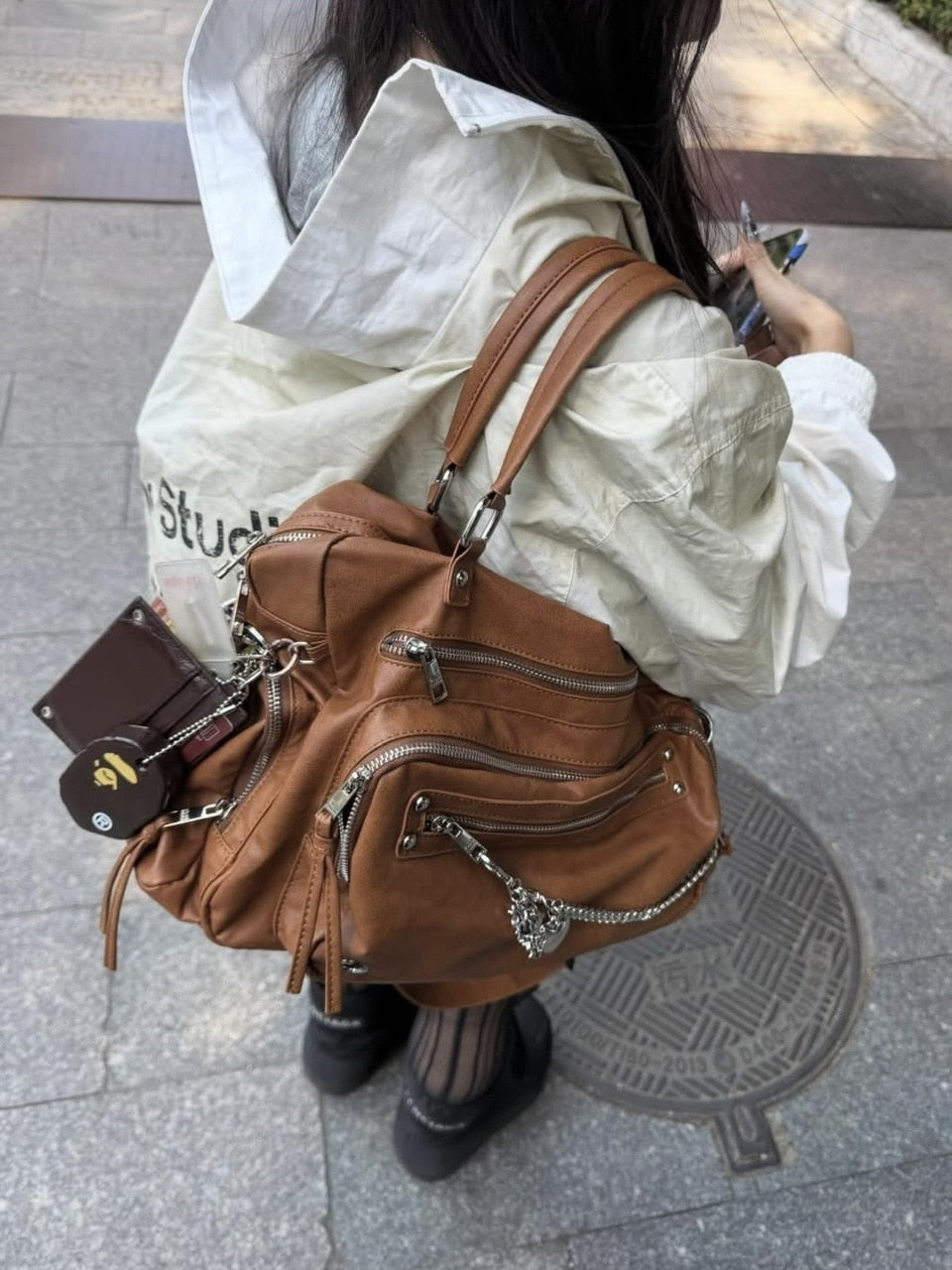 【BLACK PURPLE】Bread Bag