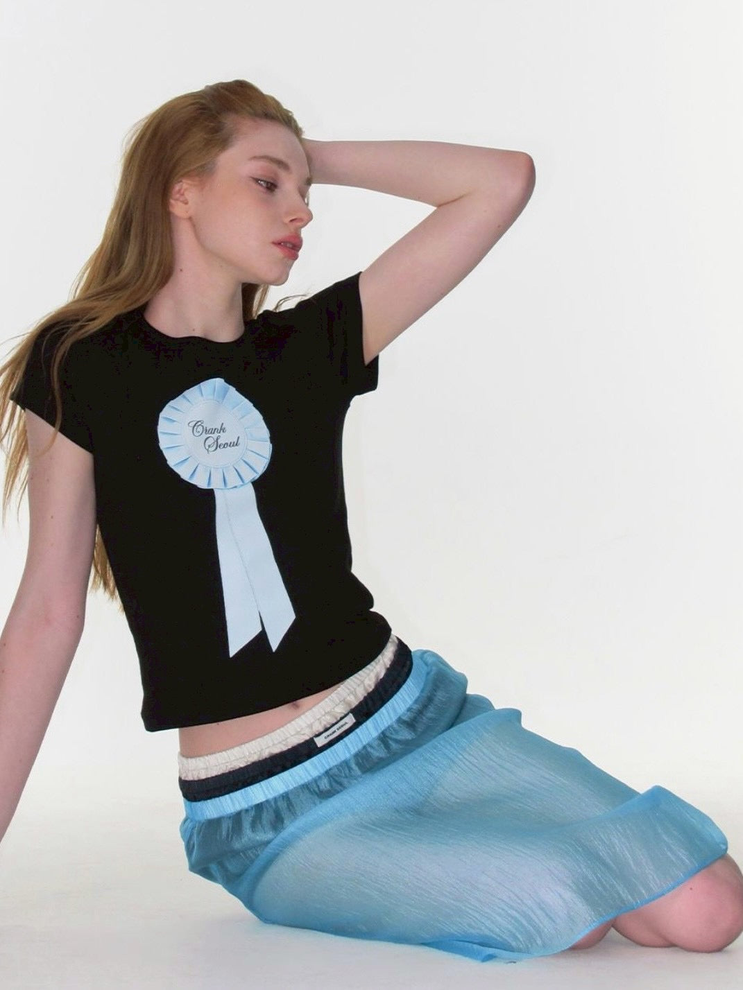 【CRANK】ROSETTE GRAPHIC TOP