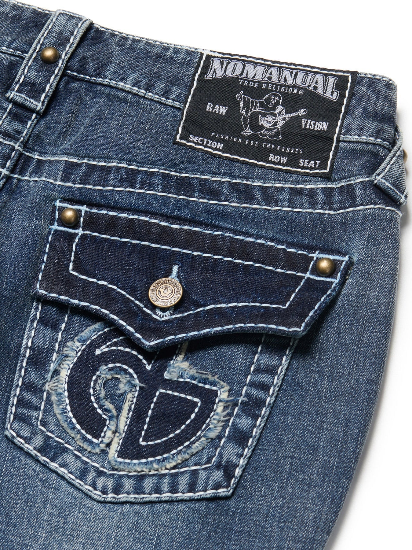 【NOMANUAL×TRUE RELIGION】NO RELIGION BOOTCUT DENIM PANTS