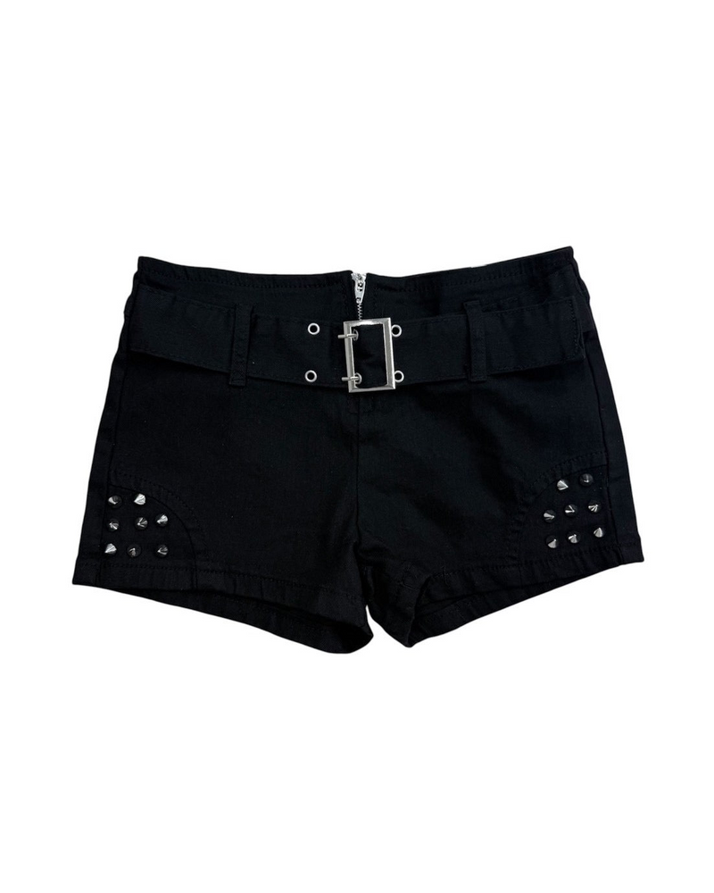 受注制【nmtc+】Studded Belt Shorts