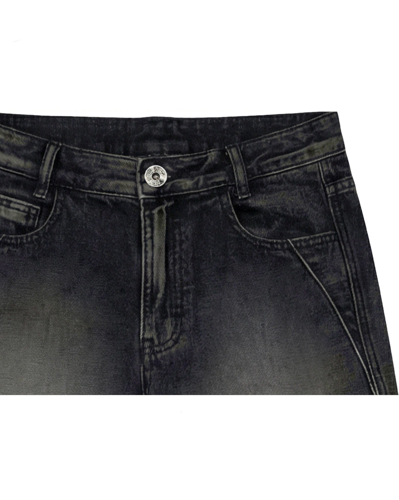 【BLR BLUER】Marked Silence Denim Pants