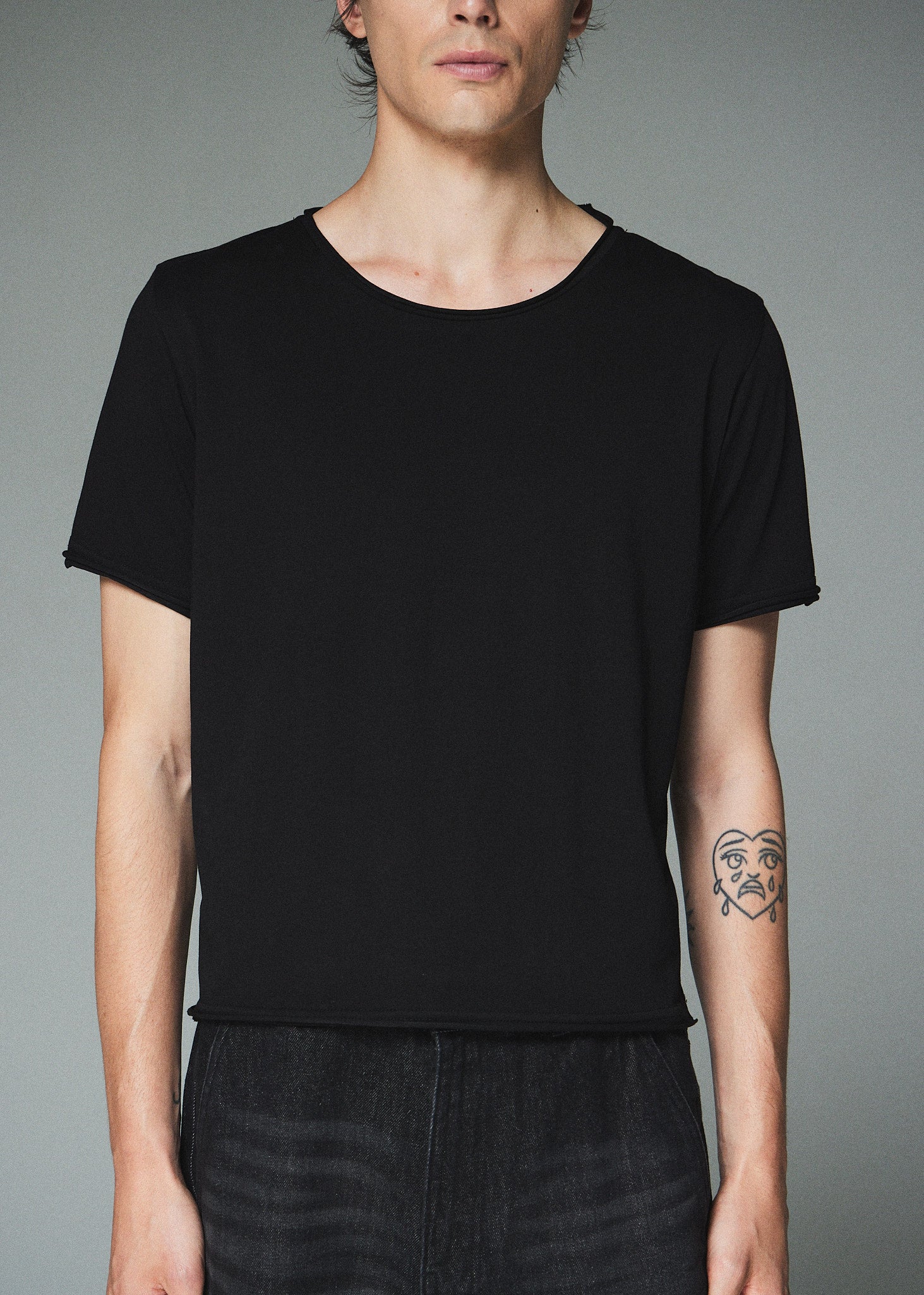CS】cut off pack tee (white/black） – PRESSING WEB SHOP