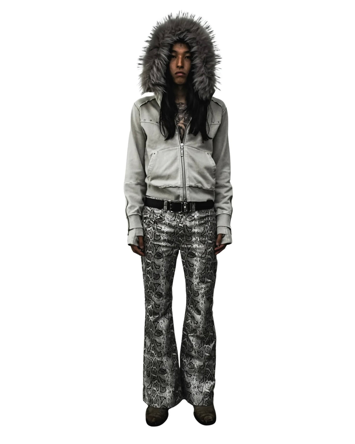 【TYPE SHADE】TYPE SAINT FUR HOODIE