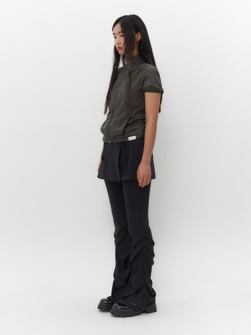 【TUOMIO】STRAPPY SKIRT PANTS