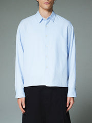 【CS】CROPPED STRIPE BUTTON UP SHIRT