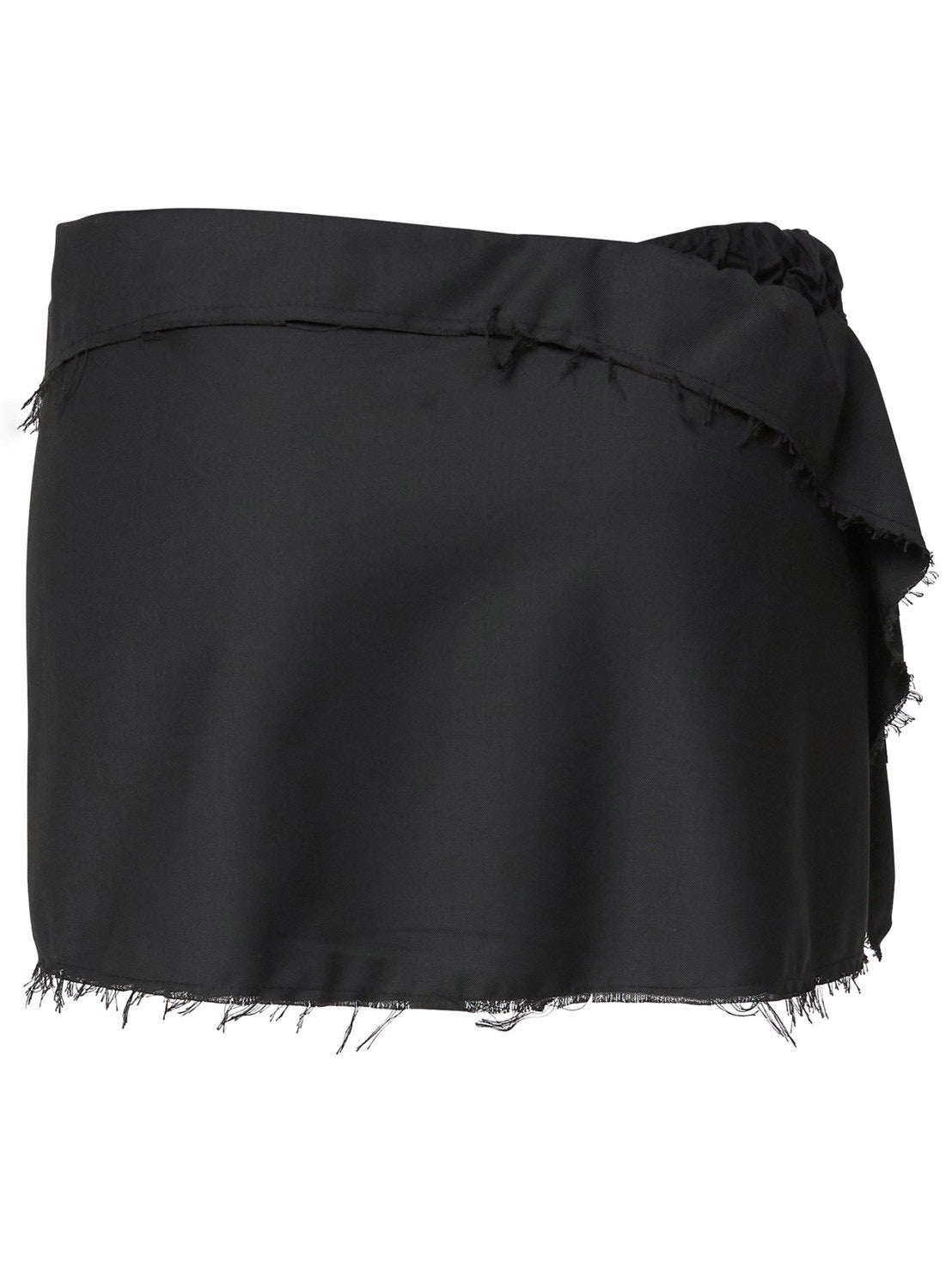 6/22 21:00発売【FLAREUP】Asymmetrical Layered Mini Skirt