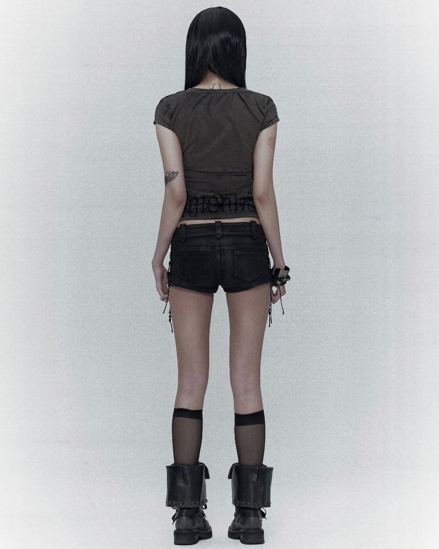【bonienkiye】Laser-Etched Tee