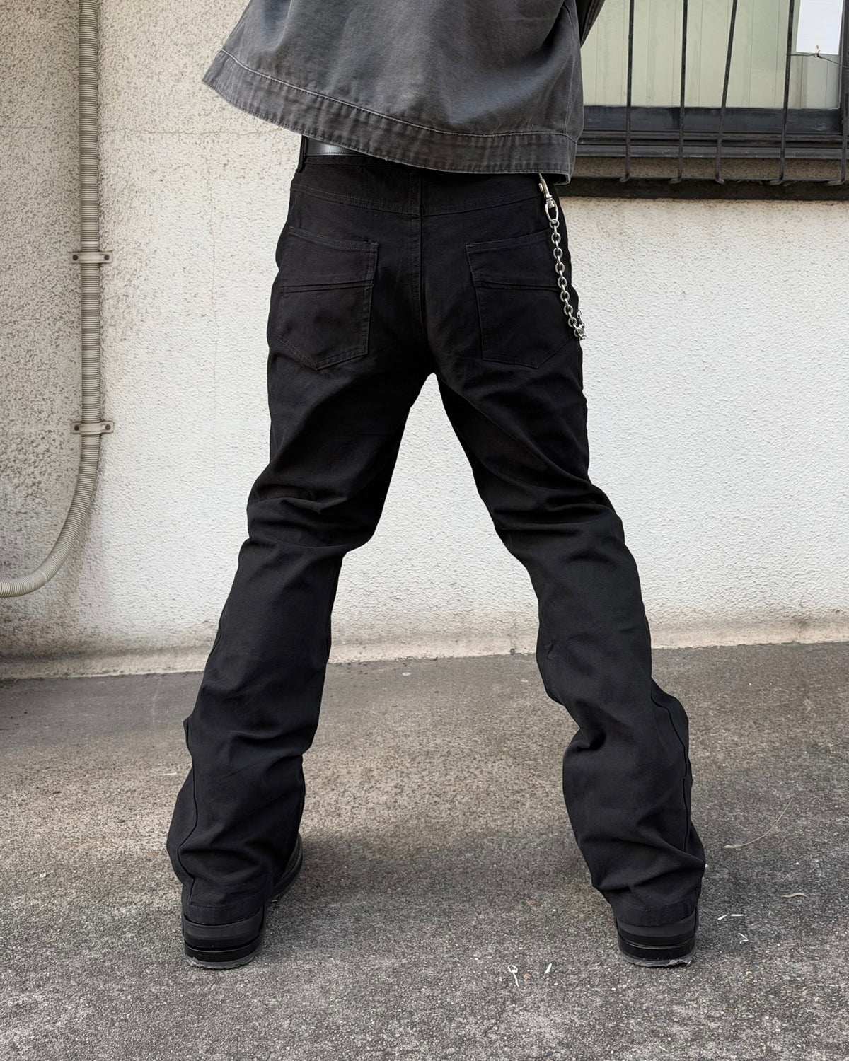 大阪店WEB限定受注制【Chikashitsu +】triple hook dyed  pants (2color)