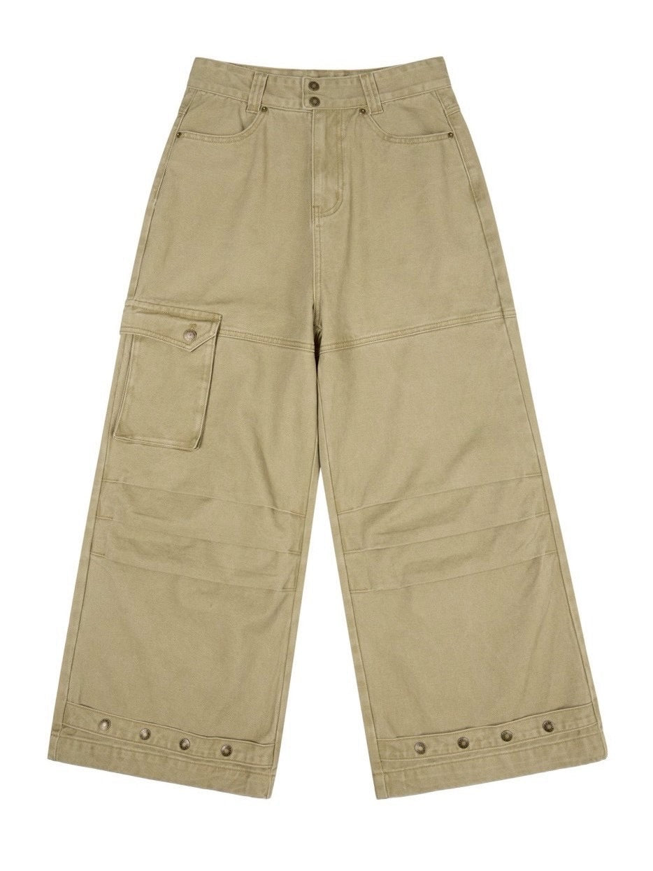 【AAKAM】Cowboy Chaps Cotton Pants