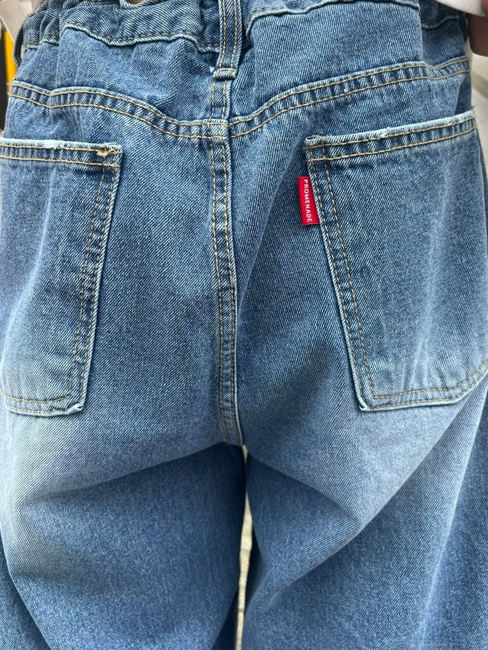 受注制【Chikashitsu +】rope wide denim pants (3color)