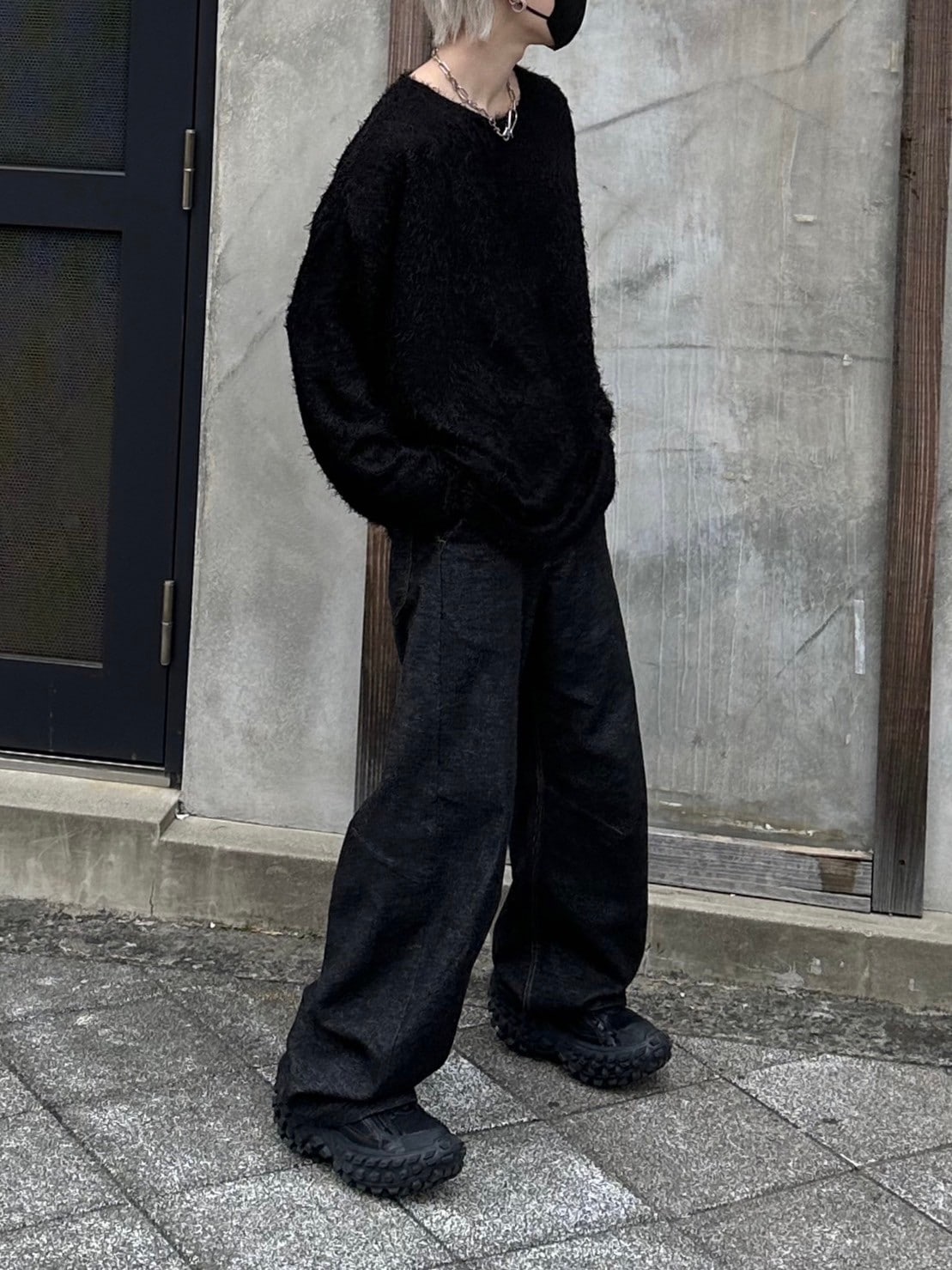 受注制【Chikashitsu +】shaggy knit (5color)