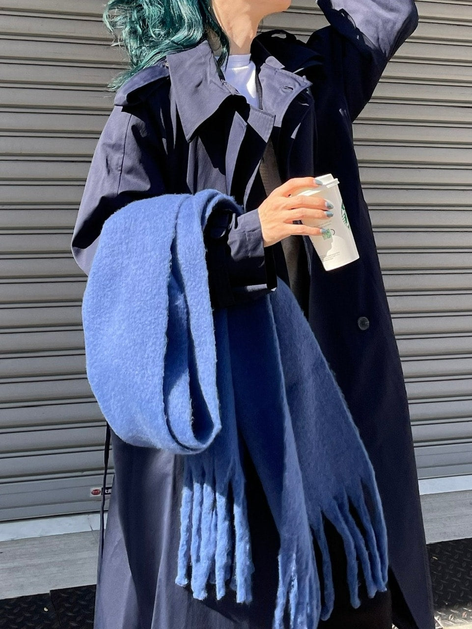 受注制【Chikashitsu +】volume color muffler (6color)