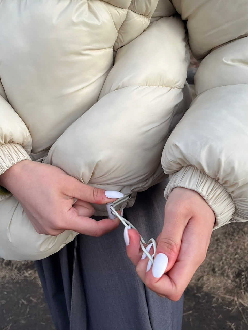 受注制【Chikashitsu +】2way padding jacket (4color)