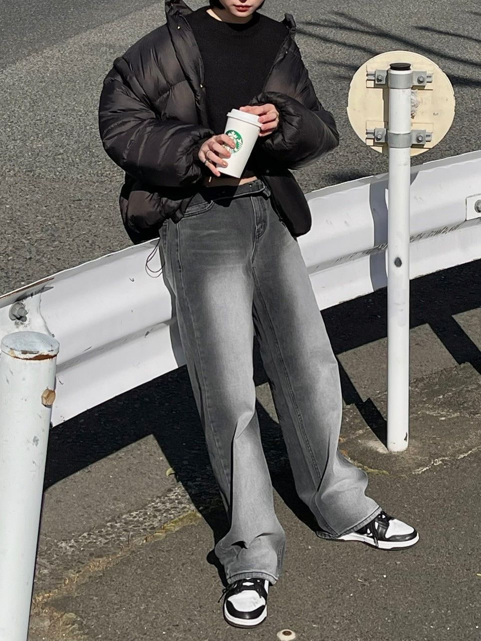 【Chikashitsu +】vintage wash denim pants (2color) / 【チカシツプラス】ヴィンテージウォッシュデニムパンツ