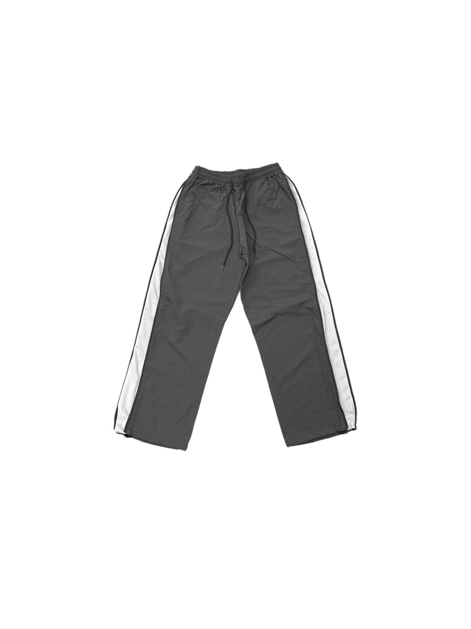 受注制【Chikashitsu +】side zip wide nylon pants (3color)