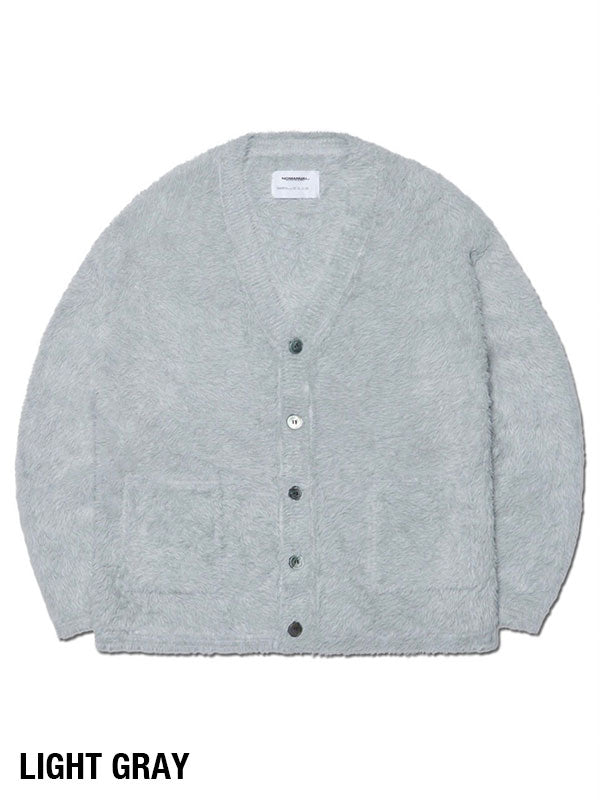 【NOMANUAL】HAIRY SOFT CARDIGAN / 【ノーマニュアル】ヘアリーソフト長袖カーディガン