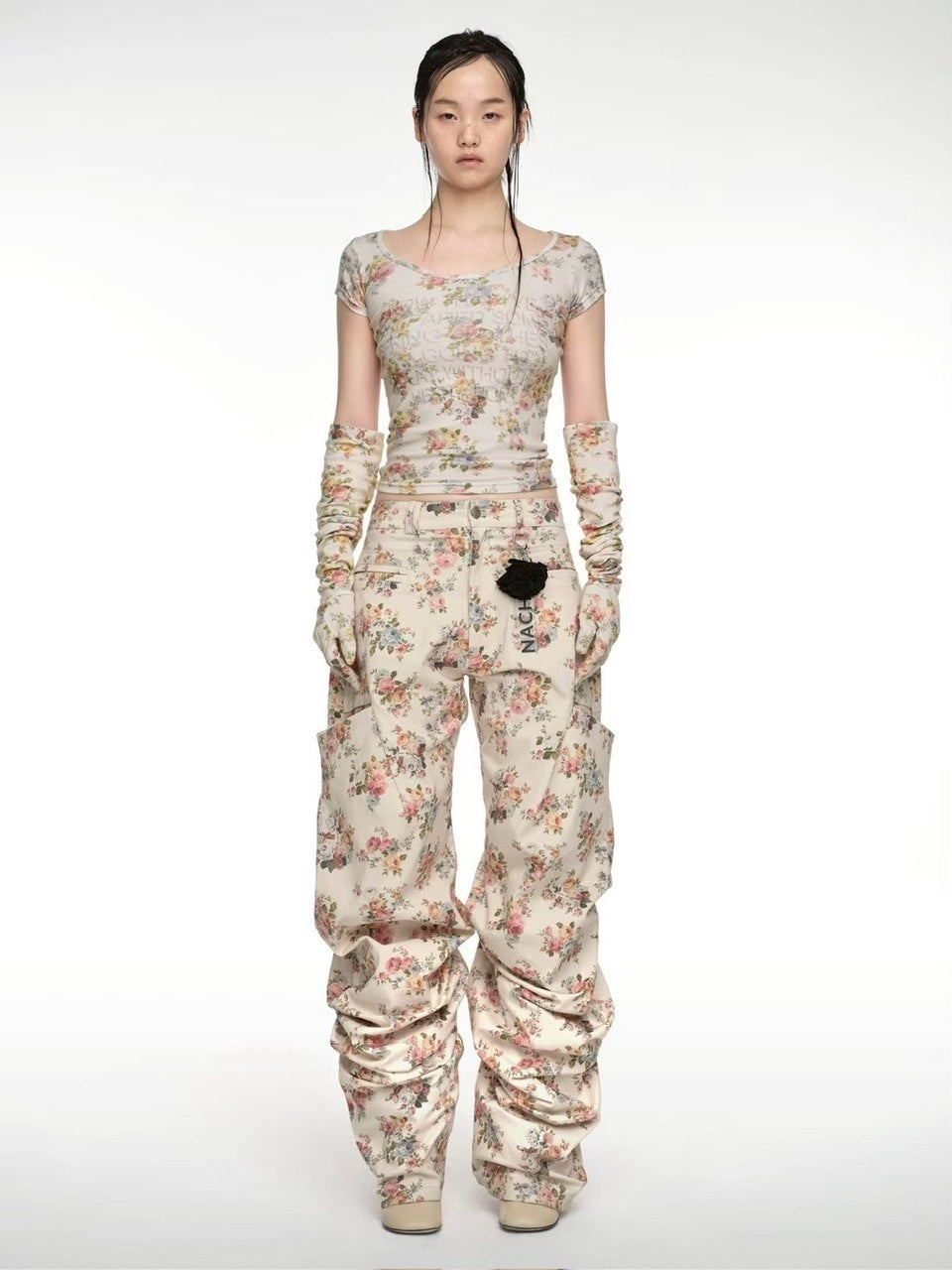 【NACHE】CONVEX PRINTED T-SHIRT