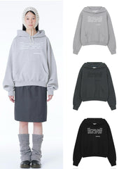 【Miseki seoul】Quote sweat hoodie