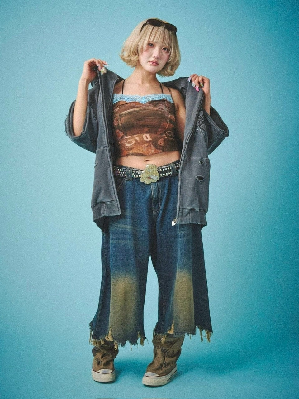 【GALFY】病みに染まりし反戦パーカー