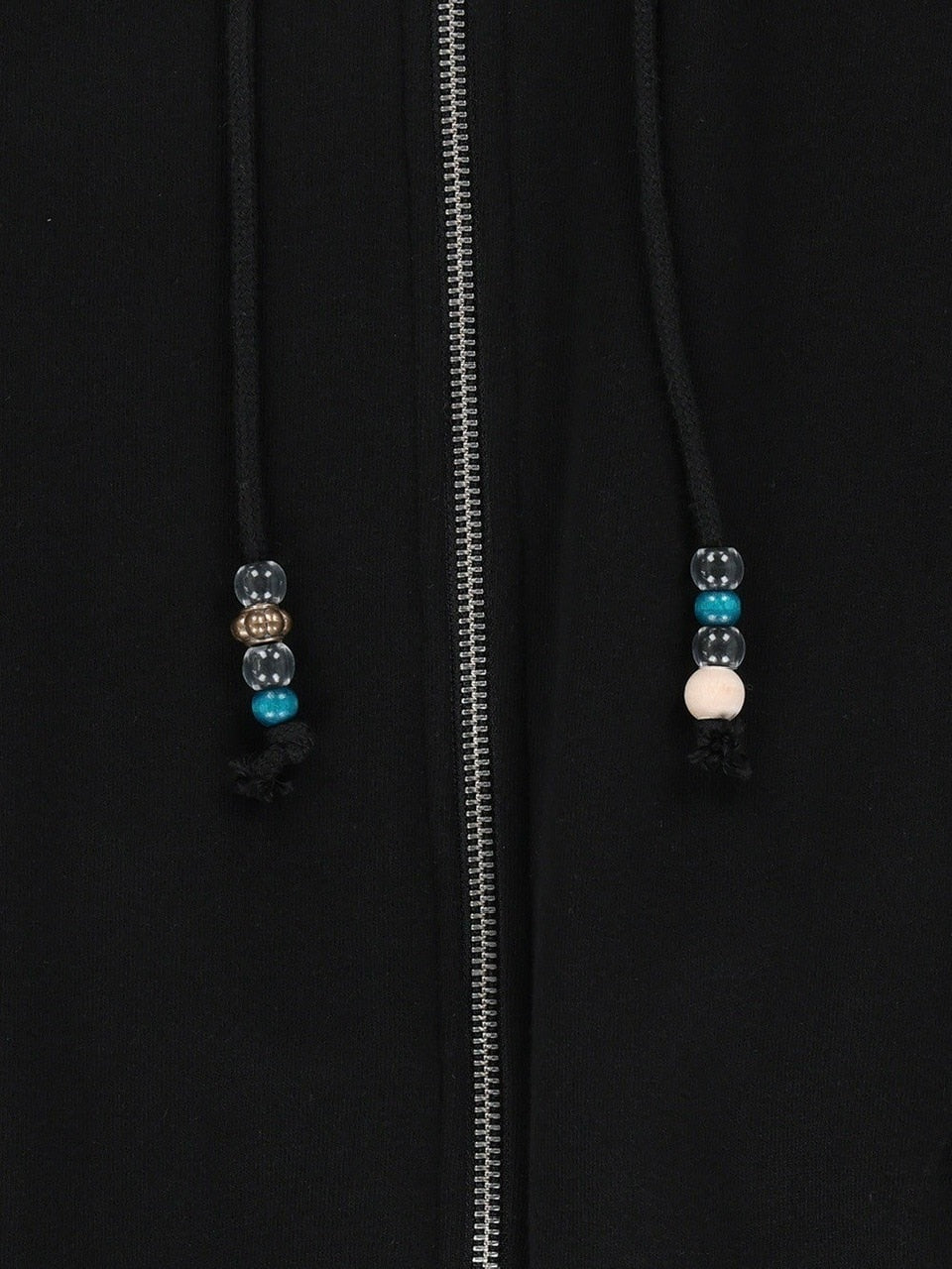 【TUOMIO】STRING CHARM HOOD ZIP-UP