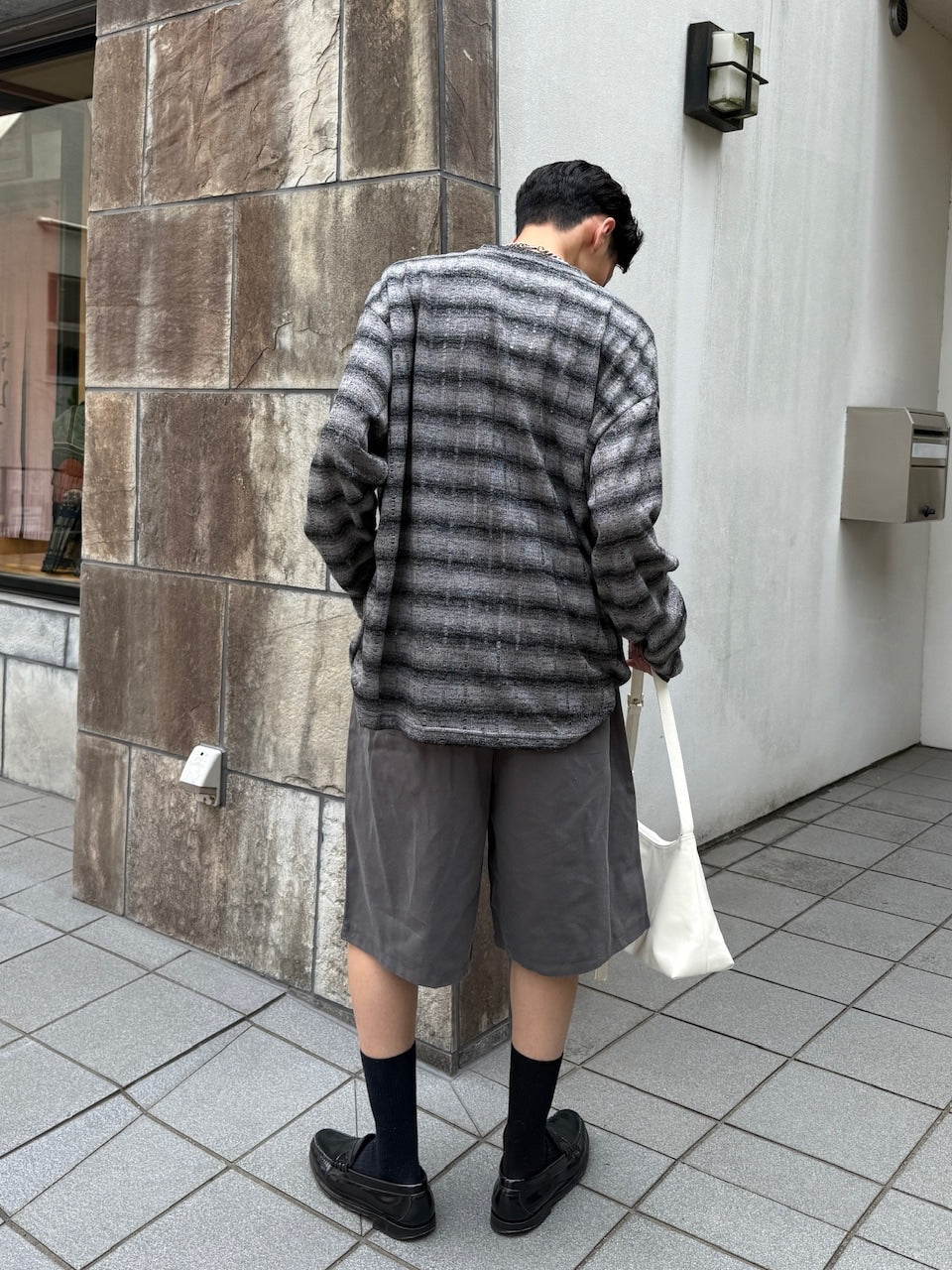 東京店WEB限定【Chikashitsu +】2tuck Bermuda pants (2color)