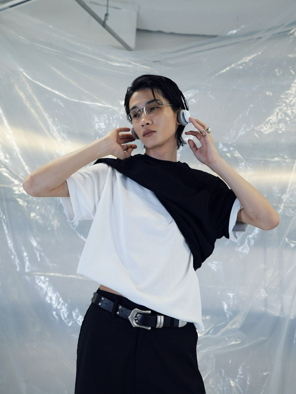 【CS】2-PIECE CROPPED PACK TEE