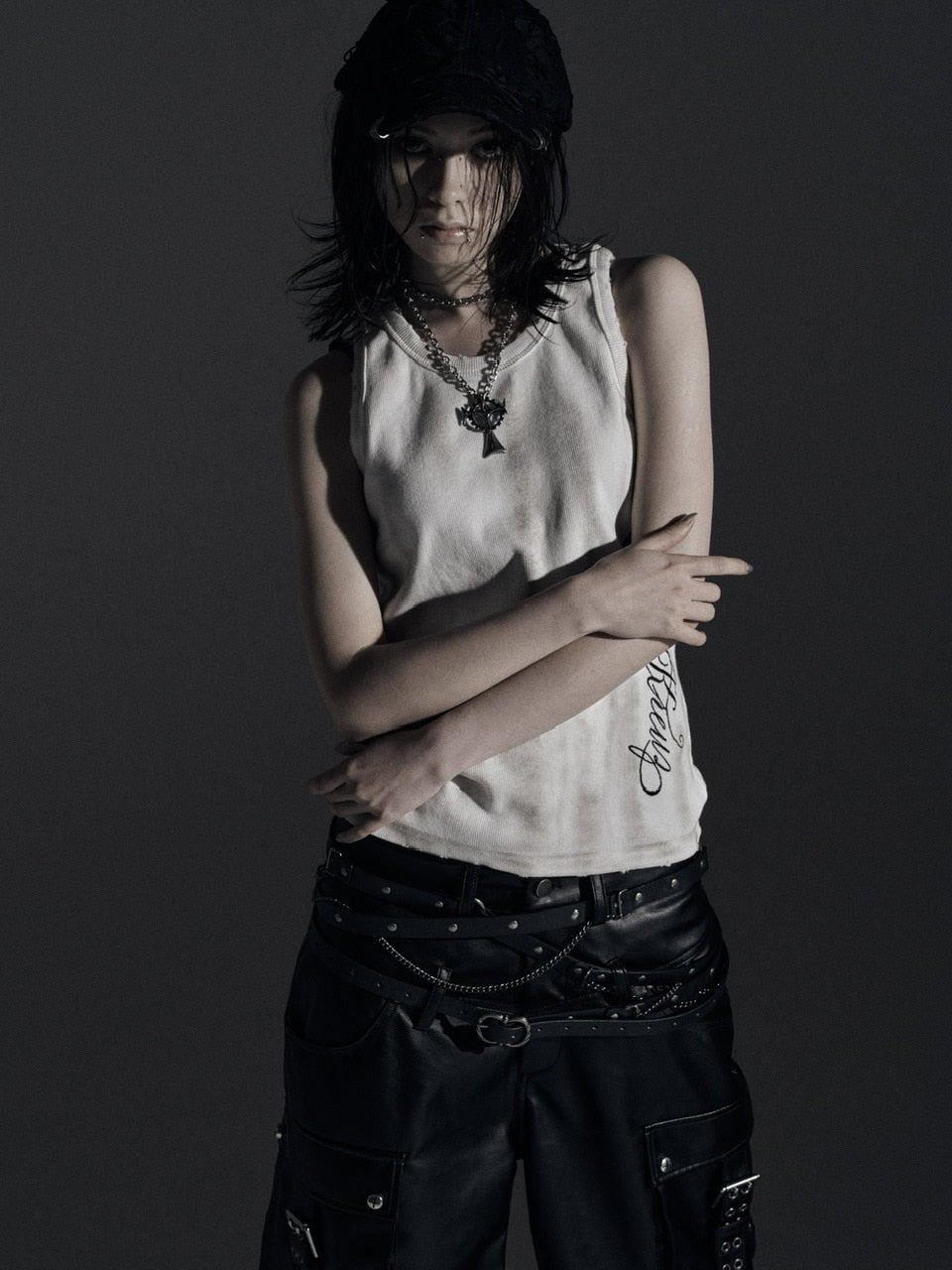 【Rosen Kreuz】ASHES HALO TANK TOP