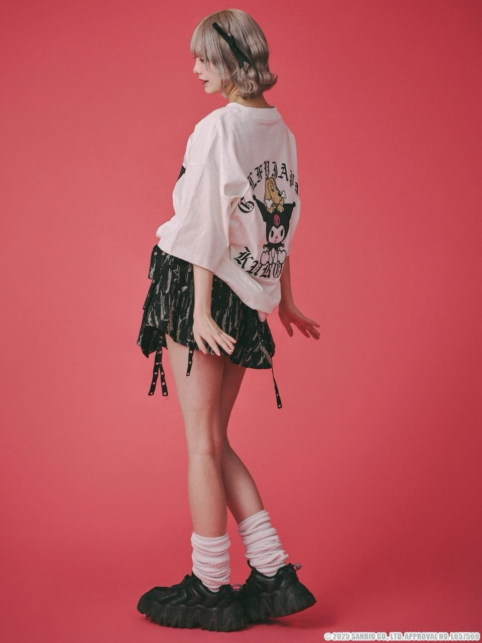 【GALFY×KUROMI】クロミちゃんとGALFYの半袖TEE