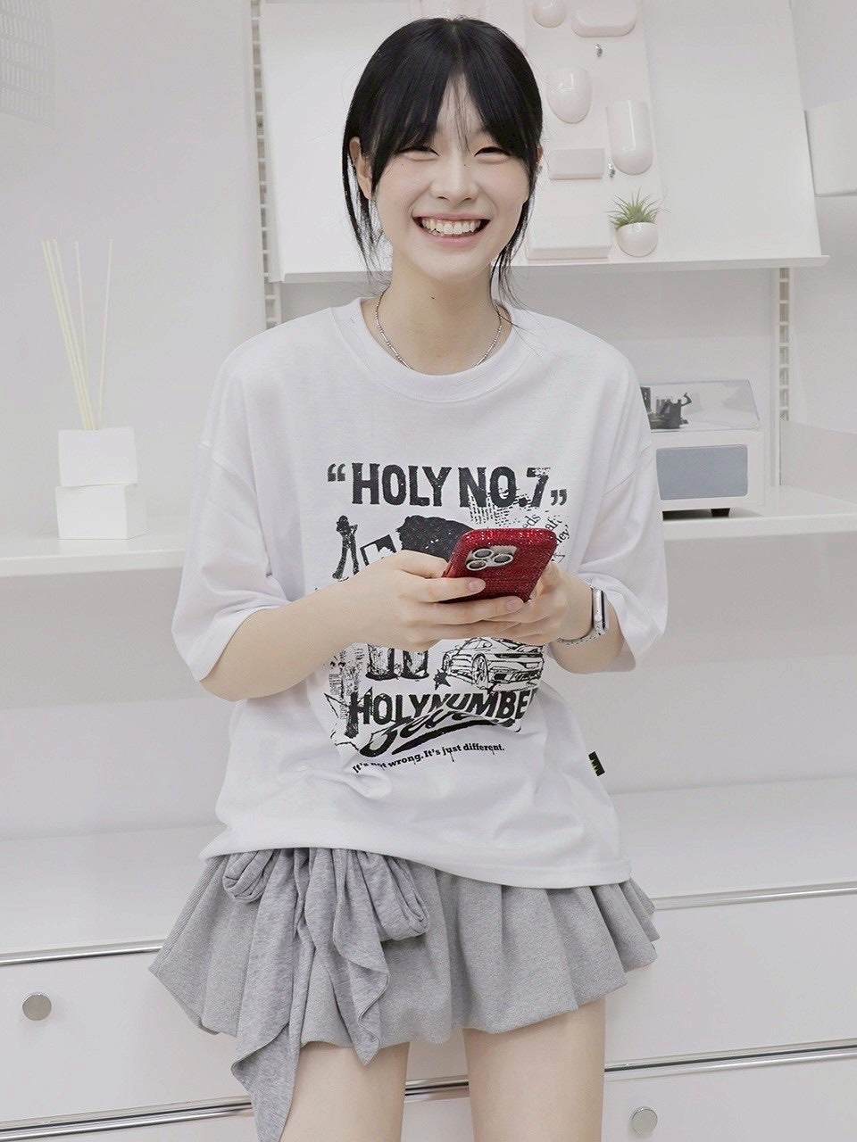 HOLY NUMBER 7】Graphics Archive Short Sleeve T-Shirt 5 – PRESSING