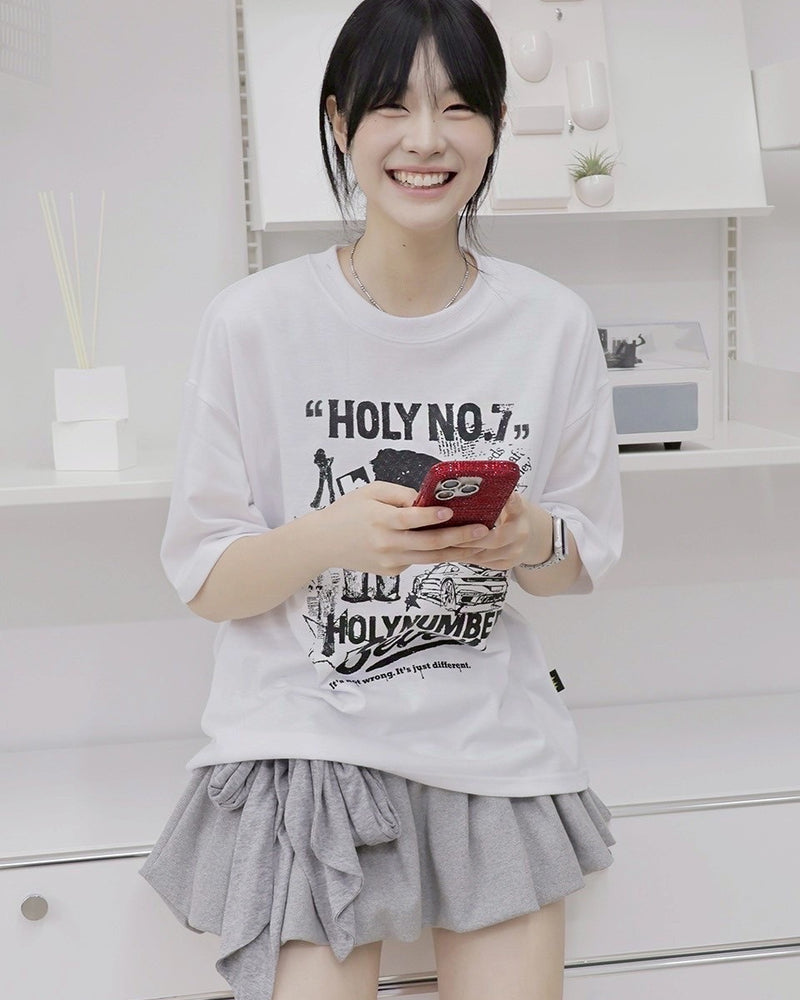 【HOLY NUMBER 7】Graphics Archive Short Sleeve T-Shirt 5 / 【ホーリーナンバー セブン】グラフィックアーカイブ半袖Tシャツ