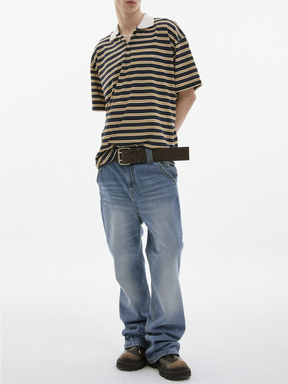 【ESC STUDIO】attractive bootcut jeans/ 【イーエスシーステュディオ】アトラクティブブーツカットデニムパンツ