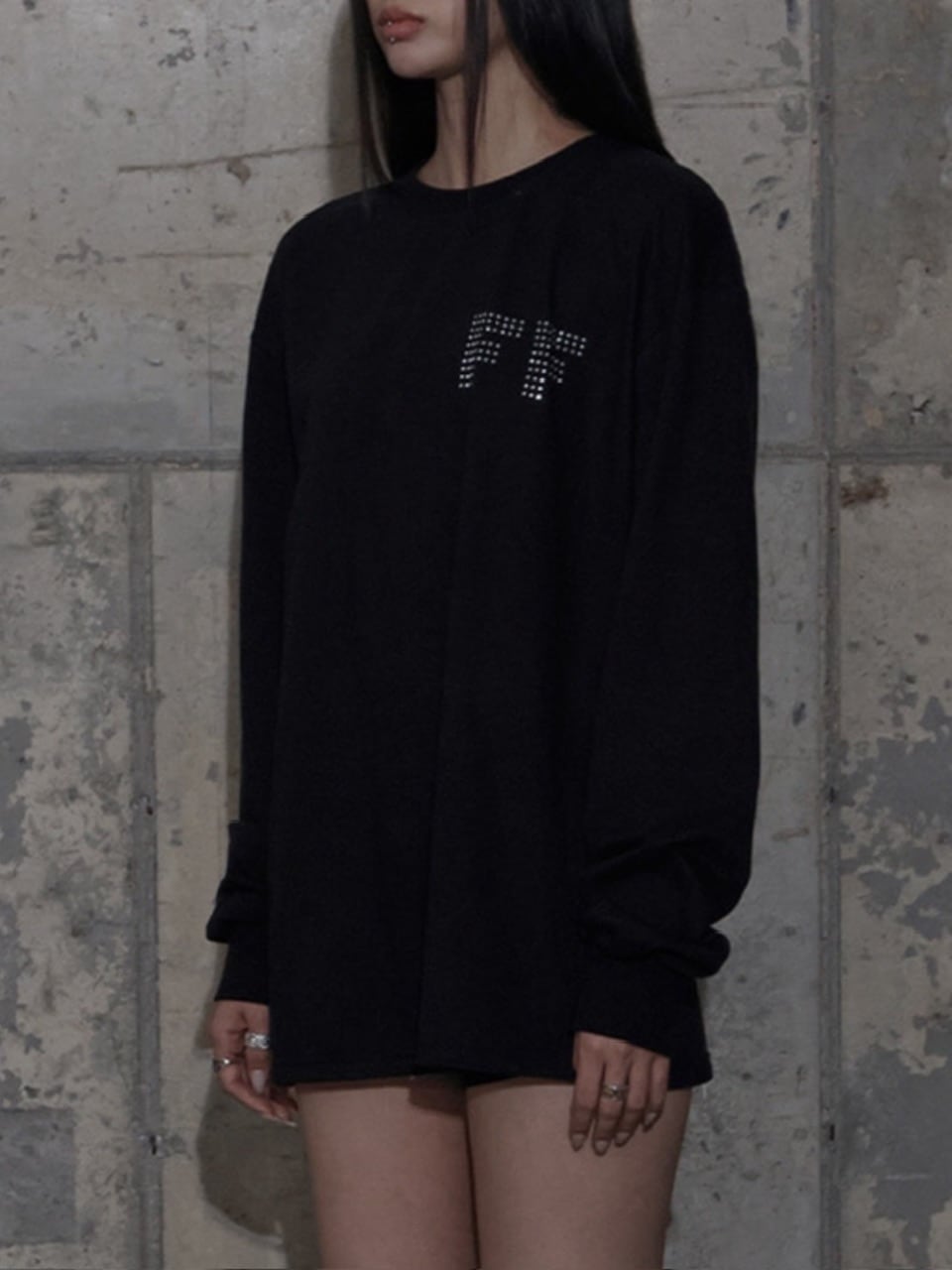 【FANCY CLUB】FF LETTERING LONG SLEEVE / 【ファンシークラブ】ＦＦレタリング長袖Ｔシャツ