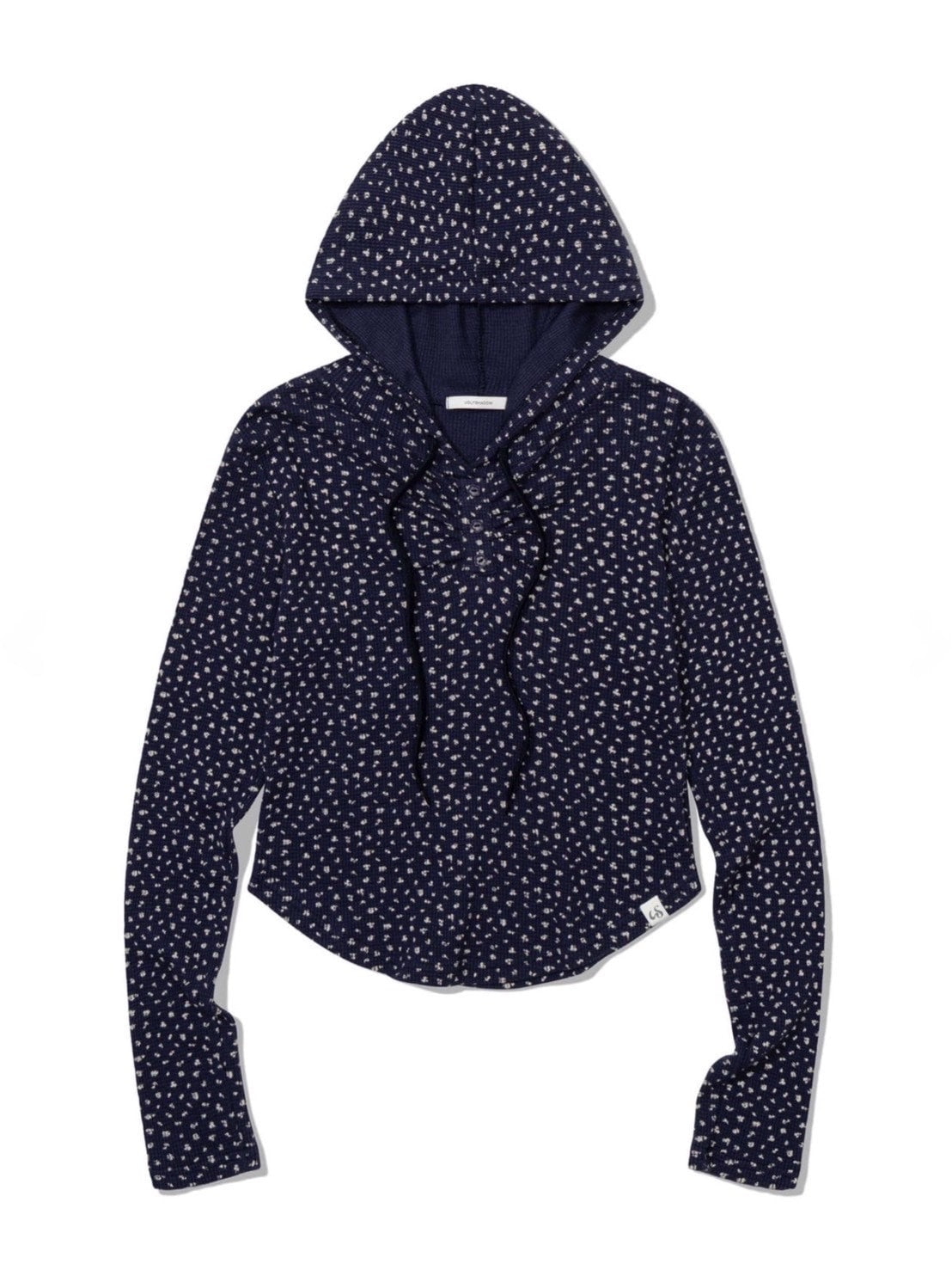 12/21 20:00 再販【Uglyshadow】FLOWER WAFFLE HOODIE