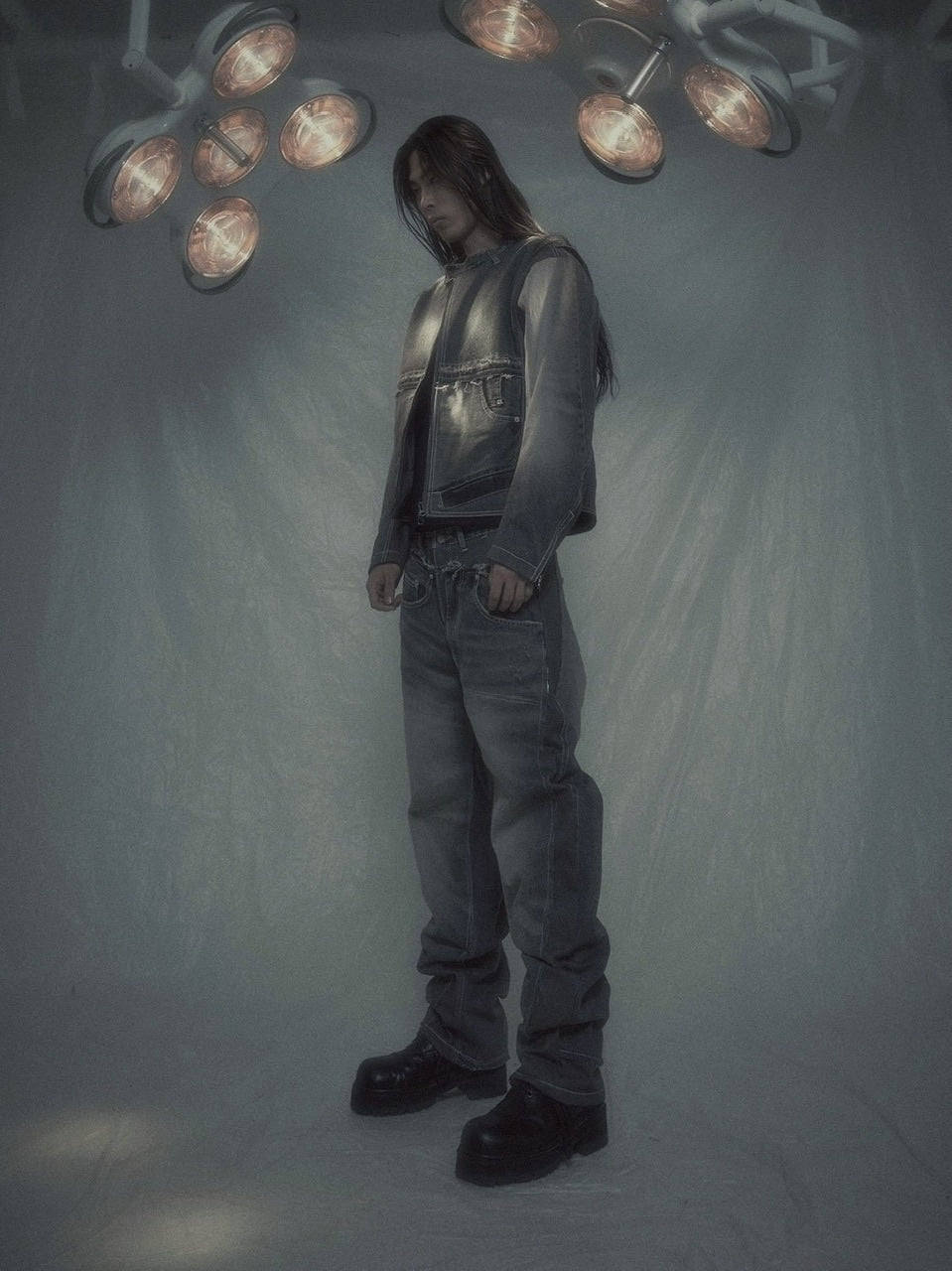 【SURGERY】surgery denim biker jacket / 【サージェリー】サージェリー デニム バイカー ジャケット