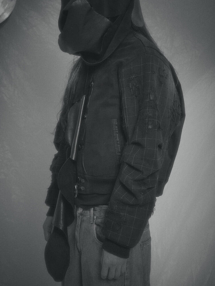 【SURGERY】surgery Scarline varsity jacket