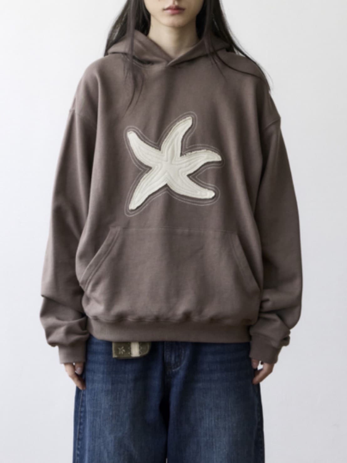 【THECOLDESTMOMENT】TCM starfish contour hoodie