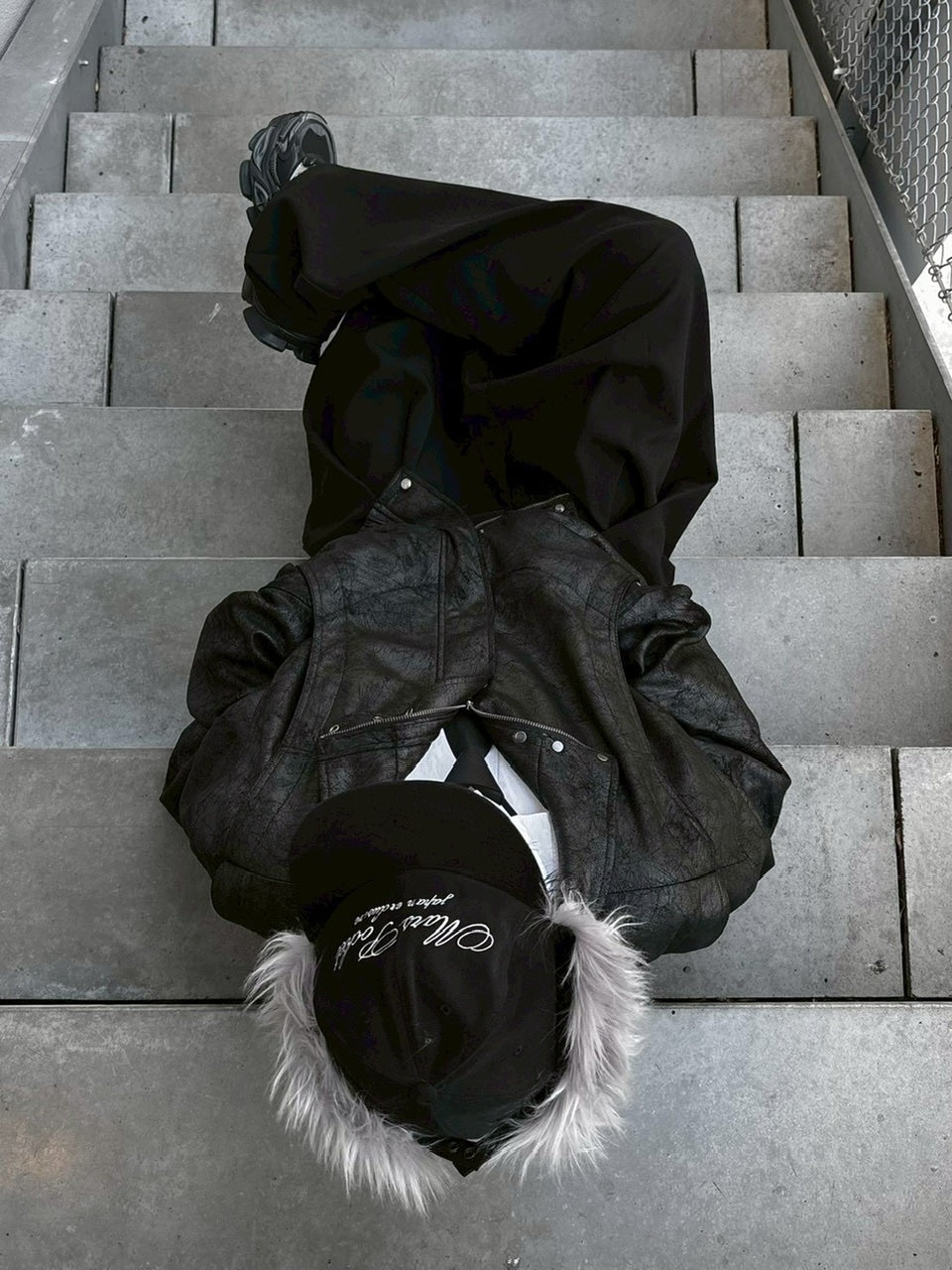 【MARSPOCKET】ear fur flightcap / 【マースポケット】ファーフライトキャップ