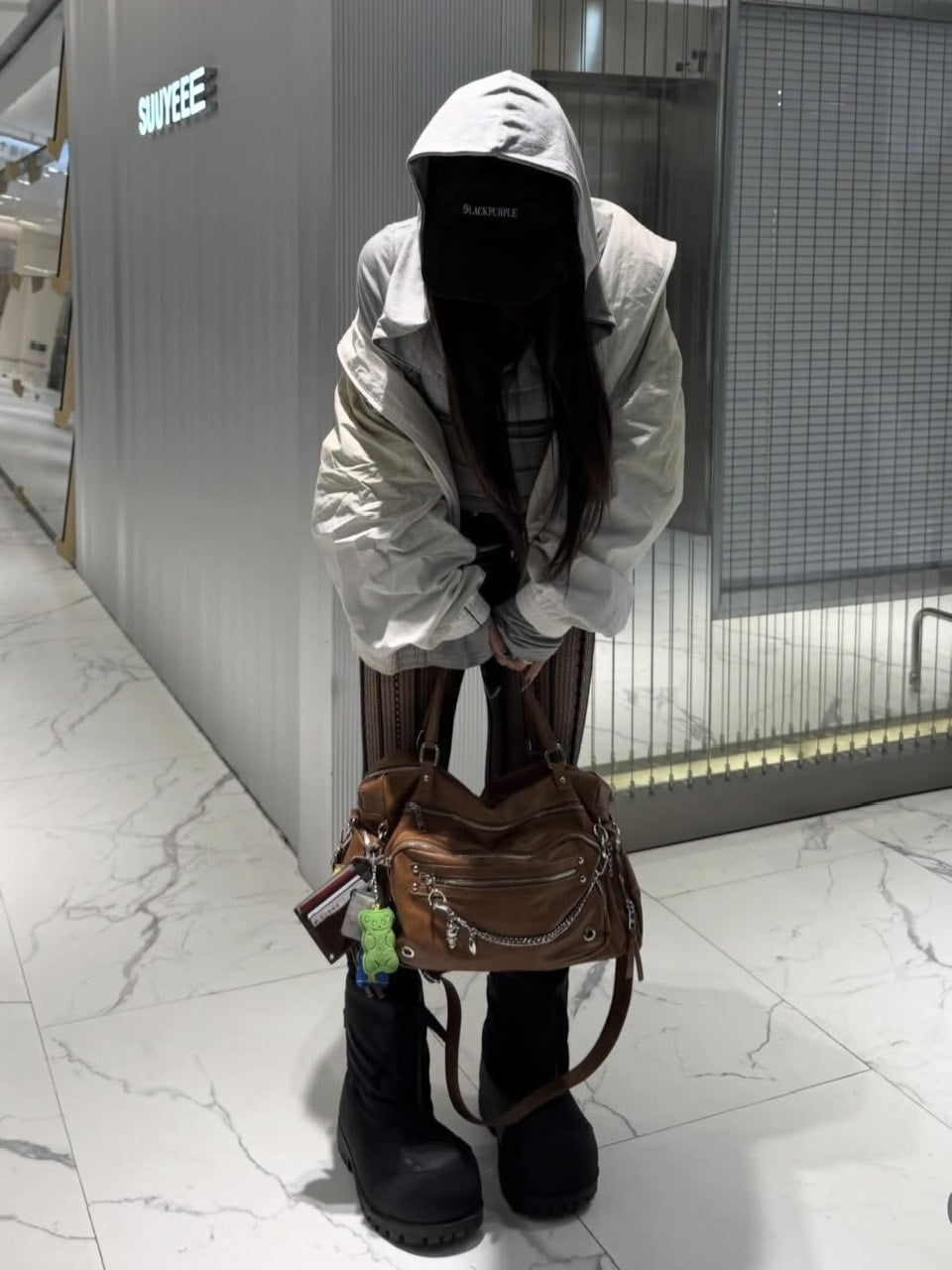 【BLACK PURPLE】Bread Bag